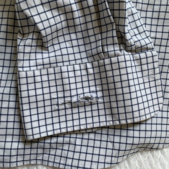 Peter Millar Checkered Button Down Shirt - Picture 7 of 7